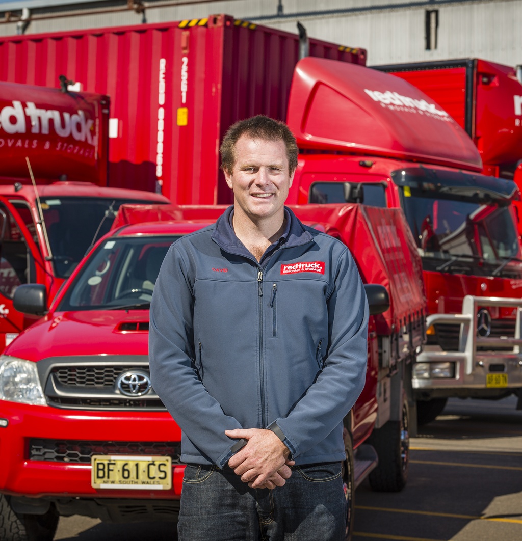 Red Truck Removals owners David Seehusen and Rosie Jones and Operations Manager Trish Thomas